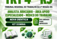 Apostila Completa para Analista Judiciário em Medicina do Trabalho – TRT 4 RS 2026 Apostila Completa para Analista Judiciário em Medicina do Trabalho – TRT 4 RS 2026