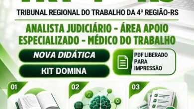 Apostila Completa para Analista Judiciário em Medicina do Trabalho – TRT 4 RS 2026