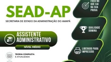 Apostila Completa para Assistente Administrativo SEAD AP 2026: Materiais e Estudos