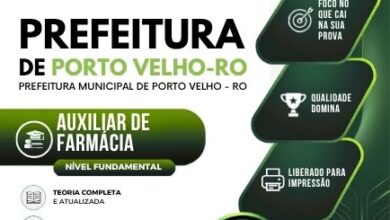 Apostila Completa para Auxiliar de Farmácia – Porto Velho, RO 2026 Apostila Completa para Auxiliar de Farmácia – Porto Velho, RO 2026