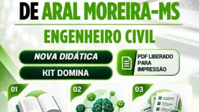 Apostila Completa para Engenheiros Civis – Aral Moreira MS 2026 Apostila Completa para Engenheiros Civis – Aral Moreira MS 2026