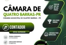 Apostila Contador 2026: Preparação para Câmara Municipal de Quatro Barras – PR Apostila Contador 2026: Preparação para Câmara Municipal de Quatro Barras – PR