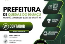 Apostila Contador: Guia Completo para Quedas do Iguaçu, PR – Edição 2026 Apostila Contador: Guia Completo para Quedas do Iguaçu, PR – Edição 2026