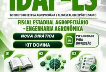 Apostila Fiscal Agropecuário 2026: Orientações para Engenharia Agronômica – IDAF ES Apostila Fiscal Agropecuário 2026: Orientações para Engenharia Agronômica – IDAF ES