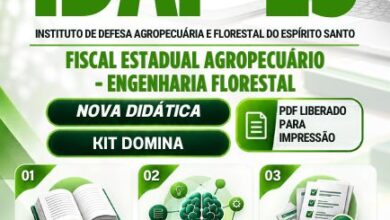 Apostila Fiscal Agropecuário e Engenharia Florestal IDAF ES 2026: Guia Completo Apostila Fiscal Agropecuário e Engenharia Florestal IDAF ES 2026: Guia Completo