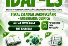 Apostila Fiscal Agropecuário e Engenharia Química IDAF ES 2026: Guia Completo Apostila Fiscal Agropecuário e Engenharia Química IDAF ES 2026: Guia Completo