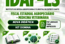 Apostila Fiscal Agropecuário e Medicina Veterinária – IDAF ES 2026: Guia Completo