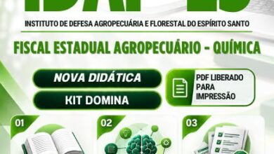 Apostila Fiscal Agropecuário e Química IDAF ES 2026: Guia Completo para Profissionais