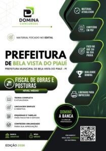 Apostila Fiscal de Obras e Posturas: Bela Vista do Piauí – Edição 2026