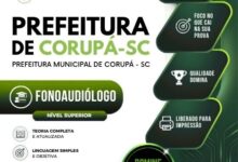Apostila Fonoaudiólogo Corupá SC 2026: Seu Guia Para o Sucesso Profissional! Apostila Fonoaudiólogo Corupá SC 2026: Seu Guia Para o Sucesso Profissional!