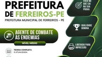 Apostila Oficial para Agente de Combate às Endemias – Ferreiros PE 2026 Apostila Oficial para Agente de Combate às Endemias – Ferreiros PE 2026