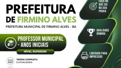 Apostila Professor Anos Iniciais 2026: Aprendizado Transformador em Firmino Alves, BA