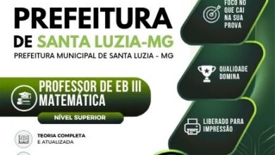 Apostila Professor de Matemática 2026: Segredos para Aprender em Santa Luzia, MG! Apostila Professor de Matemática 2026: Segredos para Aprender em Santa Luzia, MG!