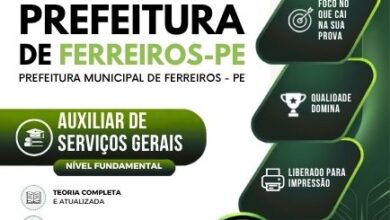 Apostila Profissional: Auxiliar de Serviços Gerais – Ferreiros PE 2026