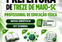 Apostila Profissional de Educação Física 2026: Impulsione sua Carreira em Treze de Maio! Apostila Profissional de Educação Física 2026: Impulsione sua Carreira em Treze de Maio!