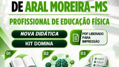 Apostila Profissional de Educação Física – Aral Moreira MS 2026: Conteúdos e Diretrizes