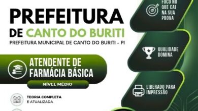 Apostila Profissional para Atendente de Farmácia Básica – Canto do Buriti, PI 2026