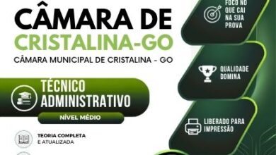 Apostila Técnica Administrativa 2026 – Câmara Municipal de Cristalina, GO