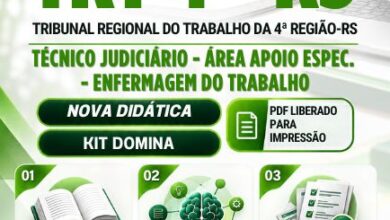Apostila Técnica: Enfermagem do Trabalho para TRT 4 RS – 2026 Apostila Técnica: Enfermagem do Trabalho para TRT 4 RS – 2026