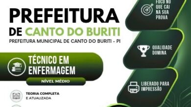 Apostila Técnica em Enfermagem – Canto do Buriti, PI: Guia 2026