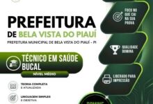 Apostila Técnica para Profissionais de Saúde Bucal – Bela Vista do Piauí 2026 Apostila Técnica para Profissionais de Saúde Bucal – Bela Vista do Piauí 2026