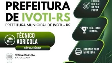 Apostila Técnico Agrícola Ivoti RS 2026: Capacitação e Inovações no Setor