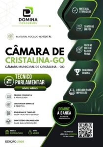 Apostila Técnico Parlamentar: Câmara Municipal de Cristalina-GO 2026