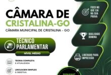 Apostila Técnico Parlamentar: Câmara Municipal de Cristalina-GO 2026 Apostila Técnico Parlamentar: Câmara Municipal de Cristalina-GO 2026
