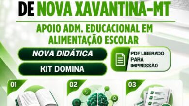 Apostila de Apoio Educacional para Alimentação Escolar – Prefeitura de Nova Xavantina 2026 Apostila de Apoio Educacional para Alimentação Escolar – Prefeitura de Nova Xavantina 2026