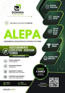 Apostila de Assessoramento Legislativo 2026: Guia para Assessores Técnicos da ALEPA
