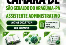 Apostila de Assistente Administrativo: Câmara Municipal de São Geraldo Araguaia PA 2026 Apostila de Assistente Administrativo: Câmara Municipal de São Geraldo Araguaia PA 2026
