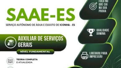 “Apostila de Capacitação para Auxiliar de Serviços Gerais – SAAE Iconha ES 2026” “Apostila de Capacitação para Auxiliar de Serviços Gerais – SAAE Iconha ES 2026”