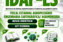 Apostila de Fiscalização Agropecuária e Engenharia Cartográfica IDAF-ES 2026 Apostila de Fiscalização Agropecuária e Engenharia Cartográfica IDAF-ES 2026