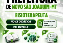 Apostila de Fisioterapia para Profissionais em Novo São Joaquim – MT 2027