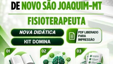 Apostila de Fisioterapia para Profissionais em Novo São Joaquim – MT 2027