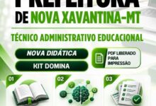 Apostila de Formação Técnica em Administração Educacional – Prefeitura de Nova Xavantina MT 2026 Apostila de Formação Técnica em Administração Educacional – Prefeitura de Nova Xavantina MT 2026