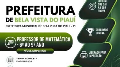 Apostila de Matemática para Professores – Bela Vista do Piauí, 2026 Apostila de Matemática para Professores – Bela Vista do Piauí, 2026