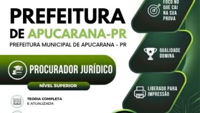 Apostila de Preparação para Procurador Jurídico – Apucarana PR 2026