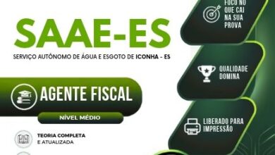 Apostila do Agente Fiscal SAAE Iconha-ES: Preparação para 2026