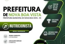 Apostila do Nutricionista: Diretrizes e Avanços em Nova Boa Vista – RS 2026