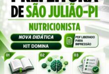 Apostila do Nutricionista: Guia Completo para São Julião – PI 2026
