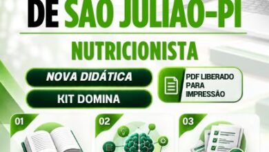 Apostila do Nutricionista: Guia Completo para São Julião – PI 2026