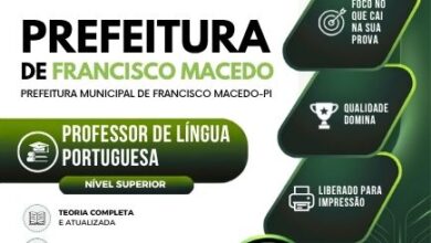 Apostila do Professor Francisco Macêdo: Português PI 2026 – Conteúdo e Metodologia