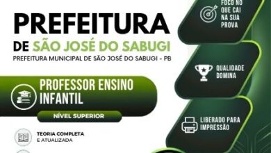 Apostila do Professor: Guia Completo para o Ensino Infantil em São José do Sabugi/PB 2026 Apostila do Professor: Guia Completo para o Ensino Infantil em São José do Sabugi/PB 2026