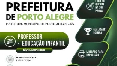 Apostila do Professor de Educação Infantil – Prefeitura de Porto Alegre 2026