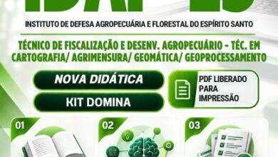 Apostila do Técnico em Cartografia – IDAF ES 2026: Conteúdos e Diretrizes Essenciais
