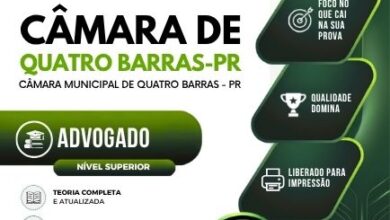 Apostila para Advogados: Câmara Municipal de Quatro Barras PR 2026