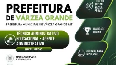 Apostila para Agente Administrativo – Várzea Grande MT 2026: Guia Completo de Estudos