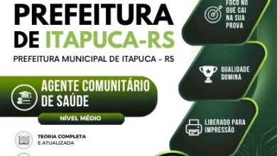 Apostila para Agente Comunitário de Saúde – Itapuca, RS 2026: Guia Completo