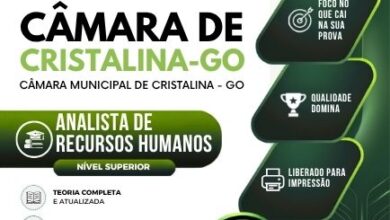 Apostila para Analista de Recursos Humanos – Câmara de Cristalina GO 2026